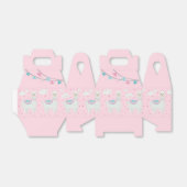 Niedliches Pink- und Minzlammuster Geschenkschachtel (Ungefaltet)