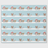 Niedliches Pinkeln Weihnachtsgeschenkpapier Geschenkpapier (Flach)