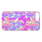 Niedliches pinkfarbiges digitales Tarnmuster Case-Mate iPhone Hülle (Rückseite (Horizontal))