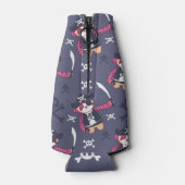 Niedliches Pirate Panda Bear Pattern Flaschenkühler (Rückseite)