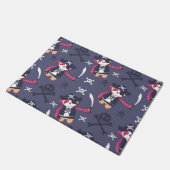Niedliches Pirate Panda Bear Pattern Fußmatte (Schrägansicht)