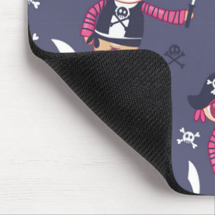 Niedliches Pirate Panda Bear Pattern Mousepad