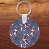 Niedliches Pirate Panda Bear Pattern Schlüsselanhänger (Vorderseite)
