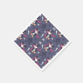 Niedliches Pirate Panda Bear Pattern Serviette (Ecke)