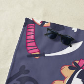 Niedliches Pirate Panda Bear Pattern Strandtuch (Beispiel)