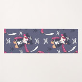 Niedliches Pirate Panda Bear Pattern Yogamatte (Vorderseite (Horizontal))