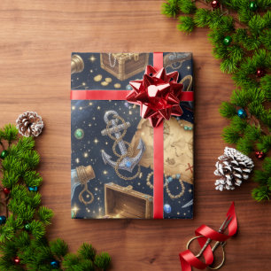 Niedliches Piraten Abenteuer Muster  Geschenkpapier