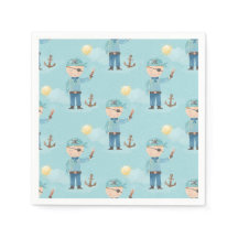 Niedliches Piratenpapier