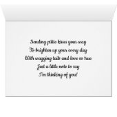 Niedliches Pitbull Denken Sie an Ihre Liebe Pittie (Innenansicht Horizontal (Unten))