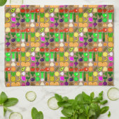 Niedliches Pixel-Kunst-Frucht-u. Küchentuch (Gefaltet)