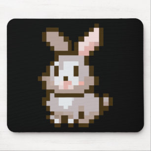 Niedliches pixeliges Ostervideospiel Ostersonniges Mousepad