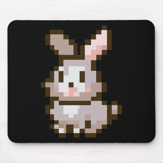 Niedliches pixeliges Ostervideospiel Ostersonniges Mousepad (Vorne)
