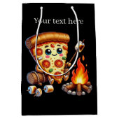 Niedliches Pizza-Party Mittlere Geschenktüte (Vorderseite)