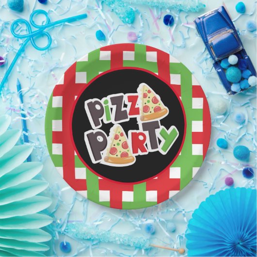 Niedliches Pizza-Party Pappteller (Party)