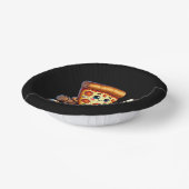 Niedliches Pizza-Party Pappteller (Gewinkelt)
