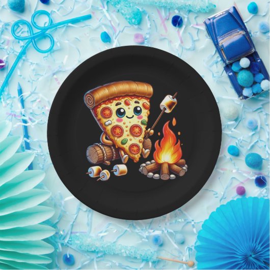 Niedliches Pizza-Party Pappteller (Party)
