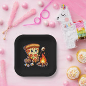 Niedliches Pizza-Party Pappteller (Party)
