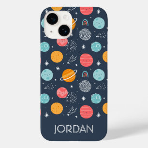 Niedliches Planetenmuster Case-Mate iPhone 14 Hülle