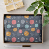 Niedliches Planetenmuster Seidenpapier (Geschenk)