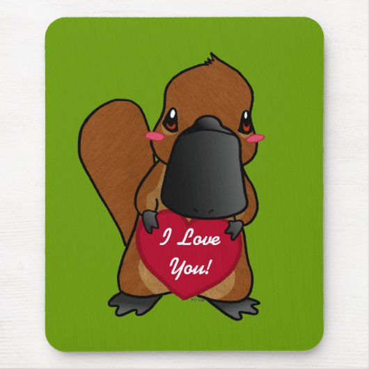 Niedliches Platypus Mousepad (Vorne)