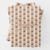 Niedliches Plüschtier Geschenkpapier Set (Beispiel)