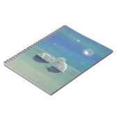 Niedliches Polar-Bären-Notebook Notizblock (Linke Seite)