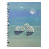 Niedliches Polar-Bären-Notebook Notizblock (Vorderseite)