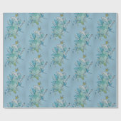 Niedliches polarer Bär Verpackungs-Papier Geschenkpapier (Flach)