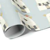 Niedliches polarer Bärn-Verpackungs-Papier Geschenkpapier (Rolleneckpunkt)