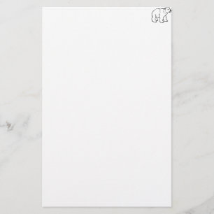 Niedliches polares Bärenjunges Briefpapier