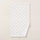 Niedliches Polka Dot Blume Muster Badhandtuch Set (Handtuch)