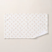 Niedliches Polka Dot Blume Muster Badhandtuch Set (Handtuch)