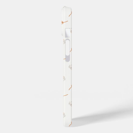 Niedliches Polka Dot Blume Muster Case-Mate iPhone Hülle (Rückseite / Links)