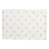 Niedliches Polka Dot Blume Muster Kissenbezug (Rückseite)