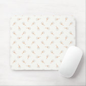 Niedliches Polka Dot Blume Muster Mousepad (Mit Mouse)