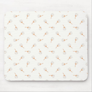 Niedliches Polka Dot Blume Muster Mousepad
