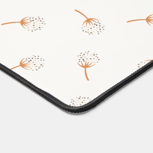 Niedliches Polka Dot Blume Muster Schreibtischunterlage (Ecke)