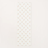 Niedliches Polka Dot Blume Muster Yogamatte (Vorderseite)