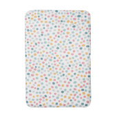 Niedliches Polka Dot Spot Muster Badematte (Vorderseite Vertikal)