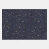 Niedliches Polka Dot Wrapping Paper Flachblatt Set Geschenkpapier Set (Vorderseite 2)