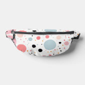 Niedliches Polka-Punkt-Spotter-Muster weiß Bauchtasche (Ablage )