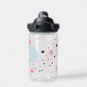 Niedliches Polka-Punktspottern Trinkflasche (Rückseite)