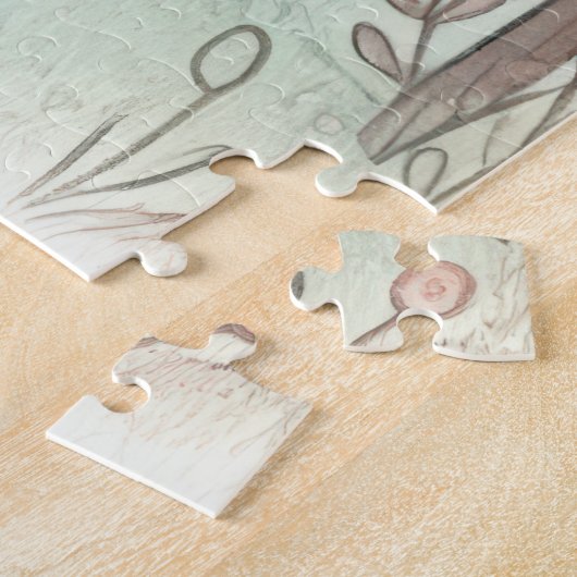 Niedliches Pony in einem Whimsikwald Jigsaw Puzzle (Seite)