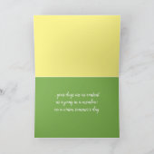 Niedliches Pony, Pferd, Natur grün, denken Sie an  Karte (Innenseite)