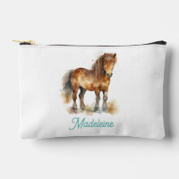 Niedliches Pony Watercolor Pferd Name der Kinder