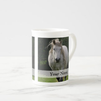Niedliches Ponyfoto Porzellantasse