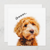 Niedliches Poodle-Dog-Muster (Vorne/Hinten)