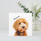 Niedliches Poodle-Dog-Muster (Stehend Vorderseite)