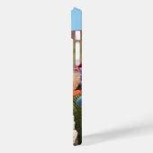 Niedliches Poodle Farbenfrohe Blume und Regenbogen Case-Mate iPhone Hülle (Rückseite / Links)