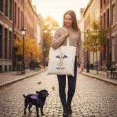 Niedliches Poodle Halloween Tote Bag Tragetasche